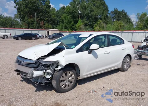 2012 Honda Civic Lx from USA, damaged, VIN 2HGFB2F5XCH521683